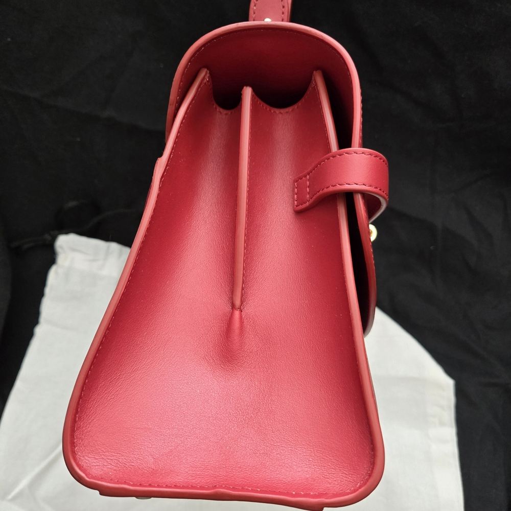Silver & Riley Red Leather Satchel - Picture 9 of 16